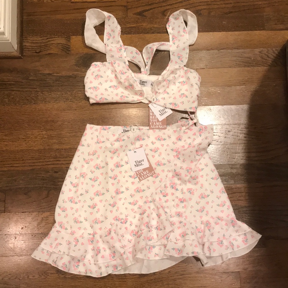 Tiger Mist Iva skirt and top set